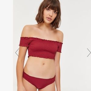 Ruffled Bikini Bottom & Top NWT (will split pair)